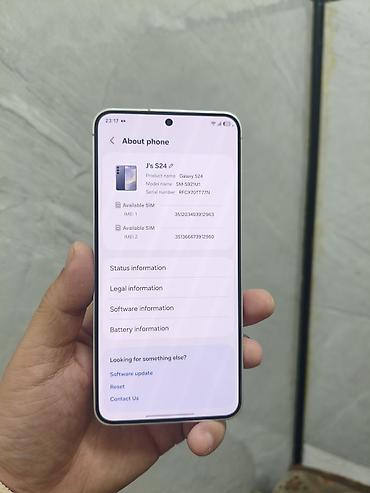 galaxy a40: Samsung Galaxy S24, Б/у, 128 ГБ, цвет - Бежевый, 1 SIM, eSIM — 2