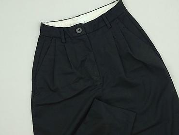 czarne: H&M, Spodnie materiałowe damskie, rozmiar XS — 1