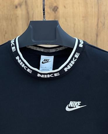 Футболки: Мужская футболка, M, Nike, Б/у, цвет - Черный — 2