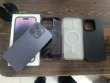şirin su aparati: IPhone 14 Pro, Deep Purple, Face ID