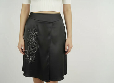 reserved spódnice plisowane różowa: Women`s skirt, size L