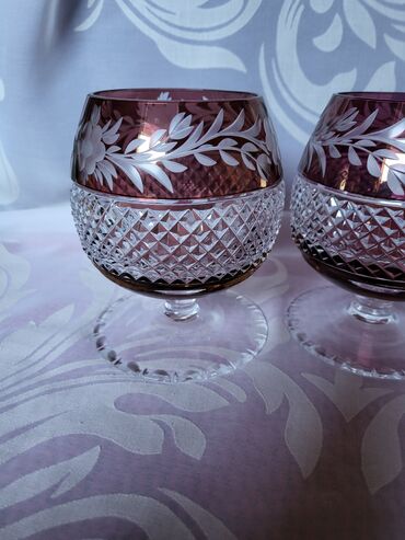 Čaše: Case nove kristal,rucni rad,Ebeling - Reuss. Case za dvoje za — 12