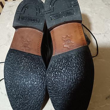 skechers lakovane patike: Muške kožne čizme – klasičan crni model, br. 9 (EU 43) - Materijal — 6