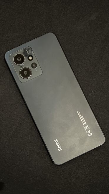Xiaomi: Xiaomi, Redmi Note 12, Б/у, 256 ГБ, цвет - Черный, 2 SIM