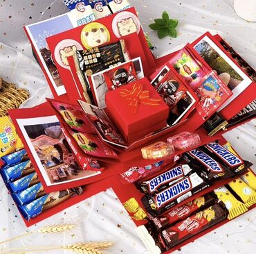 аары ящик алам: Подарочный набор-сюрприз в красной коробке - Яркая подарочная коробка