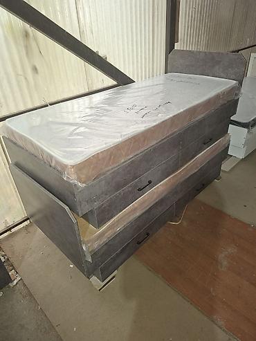 bunk bed: Односпальная кровать, Новый, С матрасом, длина - 190 см — 7