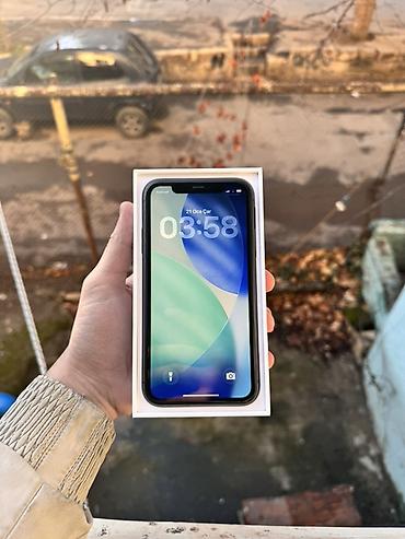 Apple iPhone: IPhone 11, 64 GB, Qara, Barmaq izi, Face ID — 3