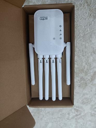 wifi anten: WiFi Repeater/AP – 6 antenalı simsiz siqnal gücləndirici Məhsul — 6