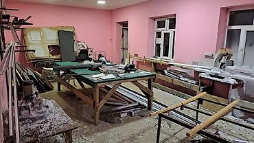 ət kəsən mişar: PVC/alüminium qapı‑pəncərə istehsalı üçün tam avadanlıq dəsti Tərkib — 1