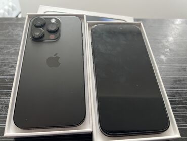 iphone 14 pro max бишкек: IPhone 14 Pro, Колдонулган, 128 ГБ, Кара, Кабель, Куту, 81 %