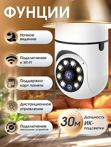 умный камера: Камера-лампочка для домашнего видеонаблюдения - Устанавливается — 3
