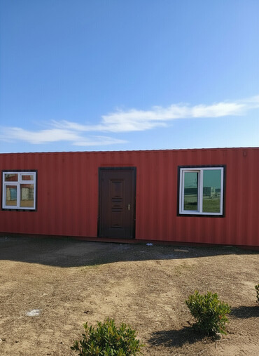 Konteynerlər: 🏠 12×2.5 m Yeni Konteyner Ev – 1 Salon + 1 Otaq, Hamam/Tualet 🚿 — 1