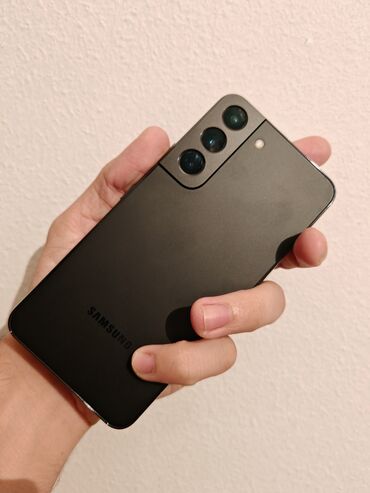 SİM-kartlar: Samsung Galaxy S22, 4 GB, rəng - Qara, Sensor, Barmaq izi, Simsiz şarj