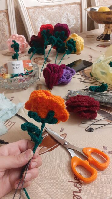 Süni güllər: Elde toxuyuram.Sapla toxuyuram her zovqe uygunda zakazla -da lalafo.az — 6 Süni güllər: Elde toxuyuram.Sapla toxuyuram her zovqe uygunda zakazla — 6