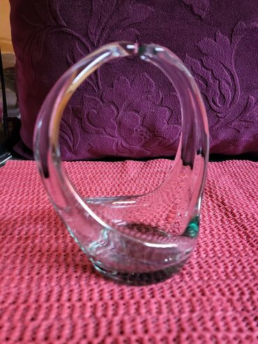 Staro posuđe i escajg: Korpa nova duvano staklo Albi glass Spanija 70te. Visina. 11cm na lalafo.rs — 5 Staro posuđe i escajg: Korpa nova duvano staklo Albi glass Spanija 70te. Visina. 11cm — 5
