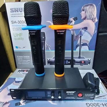 velosiped ucun ses: Mikrafonlar Bluetooth model: Shure sh300G məhsul yenidir say var