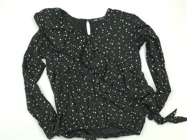 bluzki brokatowe czarne: Blouse, SinSay, XS (EU 34), condition - Very good