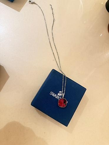 pandora sepler: Swarovski boyunbağı – qırmızı kristallı kulon - Brend: Swarovski - — 2