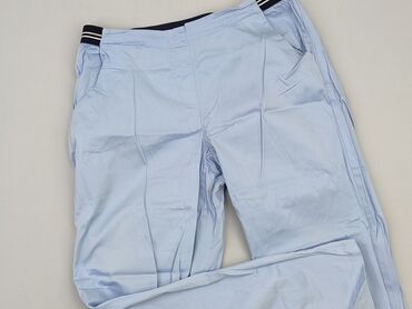 bluzki damskie błękitna: Material trousers, Carry, L (EU 40), condition - Good