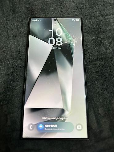 стационарный телефон: Samsung Galaxy S24 Ultra, 256 ГБ, цвет - Серый, Отпечаток пальца — 2