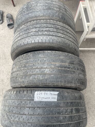 Шины: Шины 225 / 50 / R 17, Лето, Б/у, Комплект, Легковые, Япония, Bridgestone