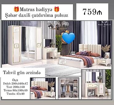 2 li kravat: Yataq otağı mebeli — 1