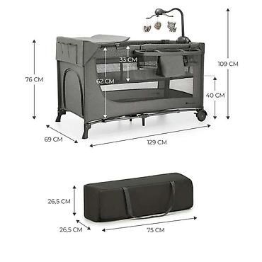 maxi 171: KINDERKRAFT PRENOSIVI KREVETAC JOY 2 DARK GRAY SA DODACIMA Šifra — 2