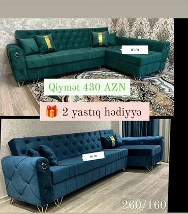 Divanlar: Künc divan, Yeni, Açılan, Bazalı, Parça, Şəhərdaxili pulsuz çatdırılma — 3