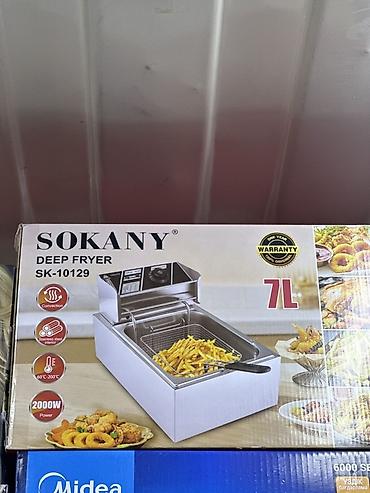 Фритюрница SOKANY SK-10129 - Объем: 7 л - Мощность: 2000 Вт -