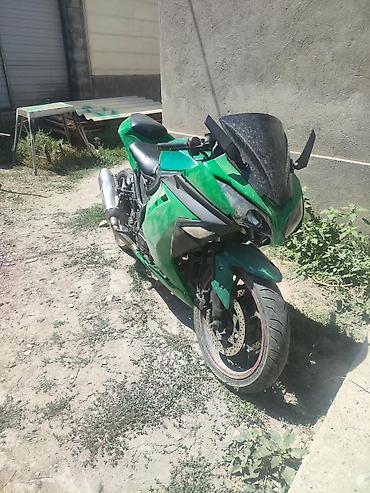кавасаки 600: Спортивный мотоцикл в зелёной расцветке (серия Ninja-стайл) — 6