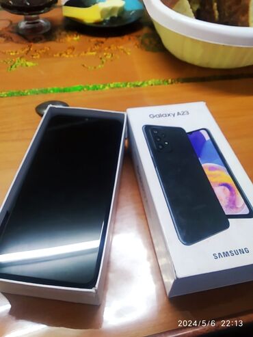 Samsung: Samsung Galaxy A23, Б/у, 128 ГБ, цвет - Черный