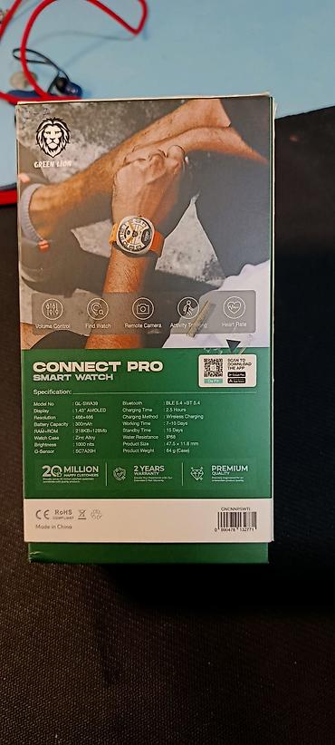 Спортивные часы: Продаю смарт-часы Green Lion Connect Pro. ​Состояние отличное — 12