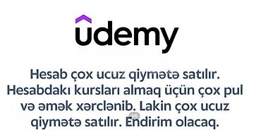 komputer ustası: Udemy Kursları Hesabı (200+ kurs) Salam🖐 kurslarin hamsını — 1