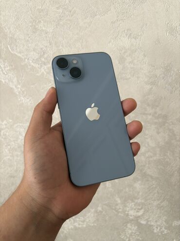 айфон 13 миний: IPhone 14, Б/у, 128 ГБ, Голубой, Защитное стекло, Коробка, 88 %