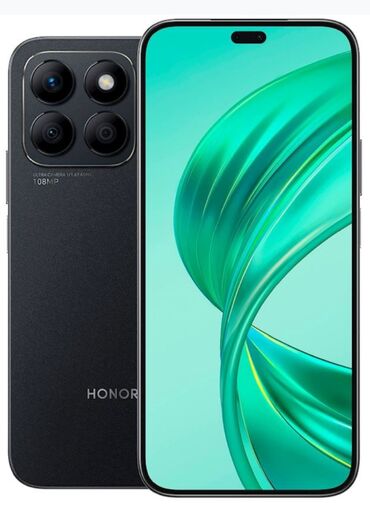 honor telefonları: Honor X8b, 256 ГБ, цвет - Черный, Гарантия, Сенсорный, Отпечаток пальца