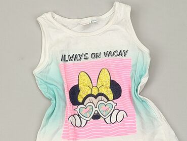 koszula biala z falbanami: Koszulka, Disney, 12-18 m, 80-86 cm, stan - Bardzo dobry