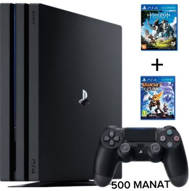 ps4 qiymeti baku electronics: PS4 ideal vəziyyətdə + joystick + 2 oyun