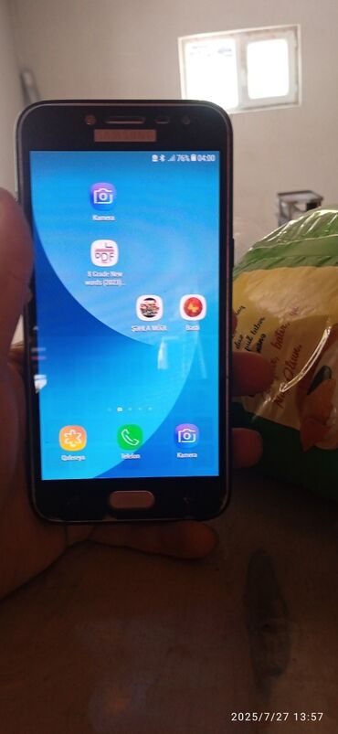 чехол samsung tab 3: Samsung Galaxy J7 Prime, цвет - Черный, Сенсорный
