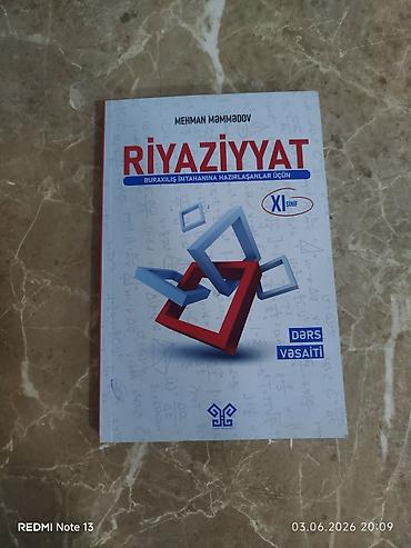Tədris ədəbiyyatı: Her biri ayri ayriliqda 2 manatdir 1) Riyaziyyat – Buraxılış — 1