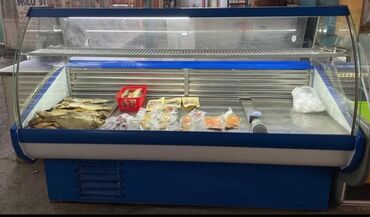 холодильная витрина для молочных продуктов: Сүт азыктары үчүн, Эт, эт азыктары үчүн, Кондитердик, Орусия, Колдонулган