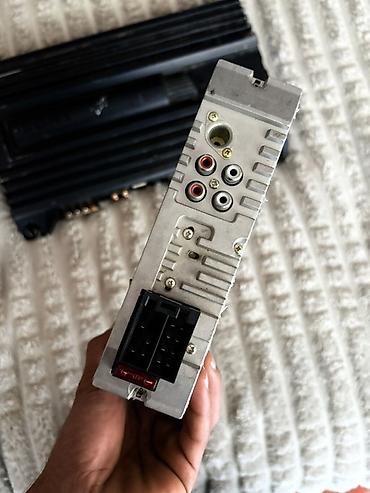 studiya və konsertlərucun kalonkalar: Avtomobil üçün audio dəst: 1DIN USB/TF MP3 maqnitola + SONY 4-kanallı — 2