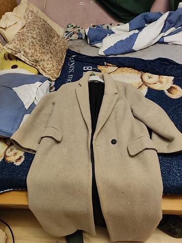 zara kozni mantil: ZARA kaput – bež, klasičan kroj - Brend: ZARA (etiketa vidljiva) - — 1