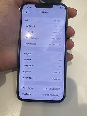 Apple iPhone: IPhone 13, 128 GB, Mavi — 9