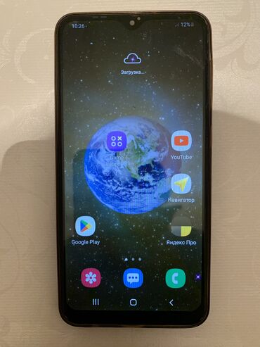 сломанные телефон: Samsung Galaxy A10, Колдонулган, түсү - Кара, 2 SIM