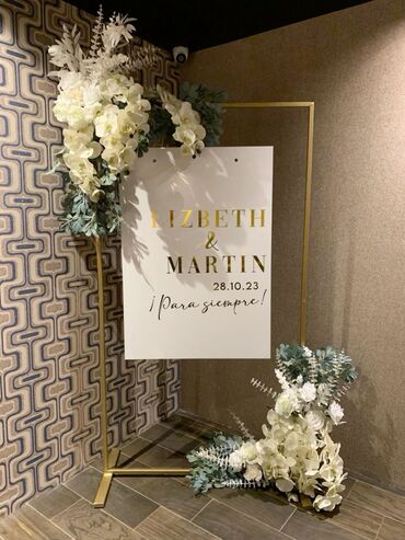 Bayram bəzəkləri: Nişan, toylar və ad günü üçün komple dekor paketi 2 yumru dekor — 7