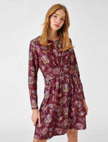 Женская одежда: Повседневное платье, Осень-весна, Короткая модель, M (EU 38)
