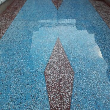 Döşəmə işləri: Mozaik/Terrazzo döşəmə və həyət örtükləri – peşəkar hazırlanma - — 8