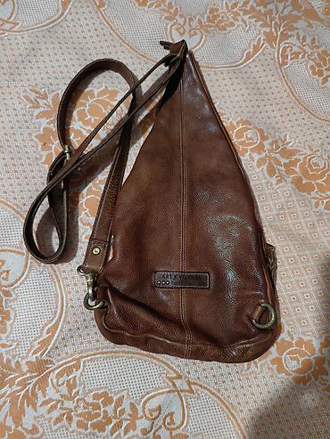 Поясные сумки, бананки: Сумка из натуральной телячьей кожи,цвет коричневый,"Арт Винтаж" сумка — 2