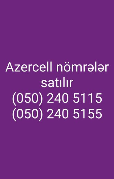 SİM-kartlar: Nömrə: ( 050 ) ( 2405155 ), Yeni