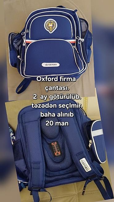 brend mekteb cantalari: Məktəb çantaları – müxtəlif modellər 1) OXFORD firma çantası - Rəng — 2